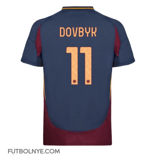 Camiseta AS Roma Artem Dovbyk #11 Tercera Equipación 2024-25 manga corta